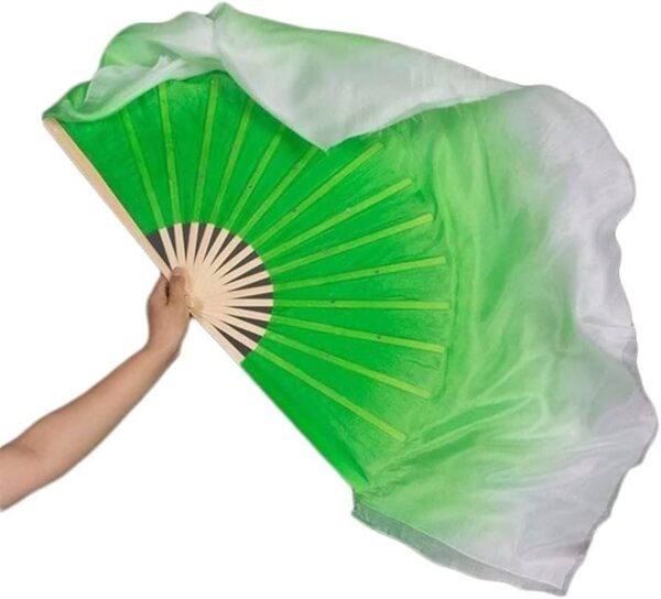 Abanicos cortos de seda